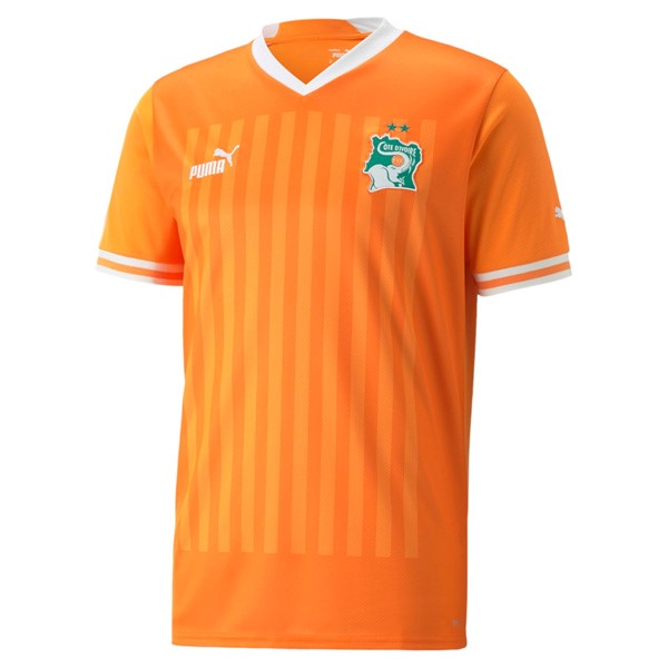 Authentic Camiseta Costa De Marfil 1ª 2022 Naranja